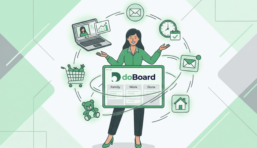 doBoard - Working Mom planning Family and Job Tasks