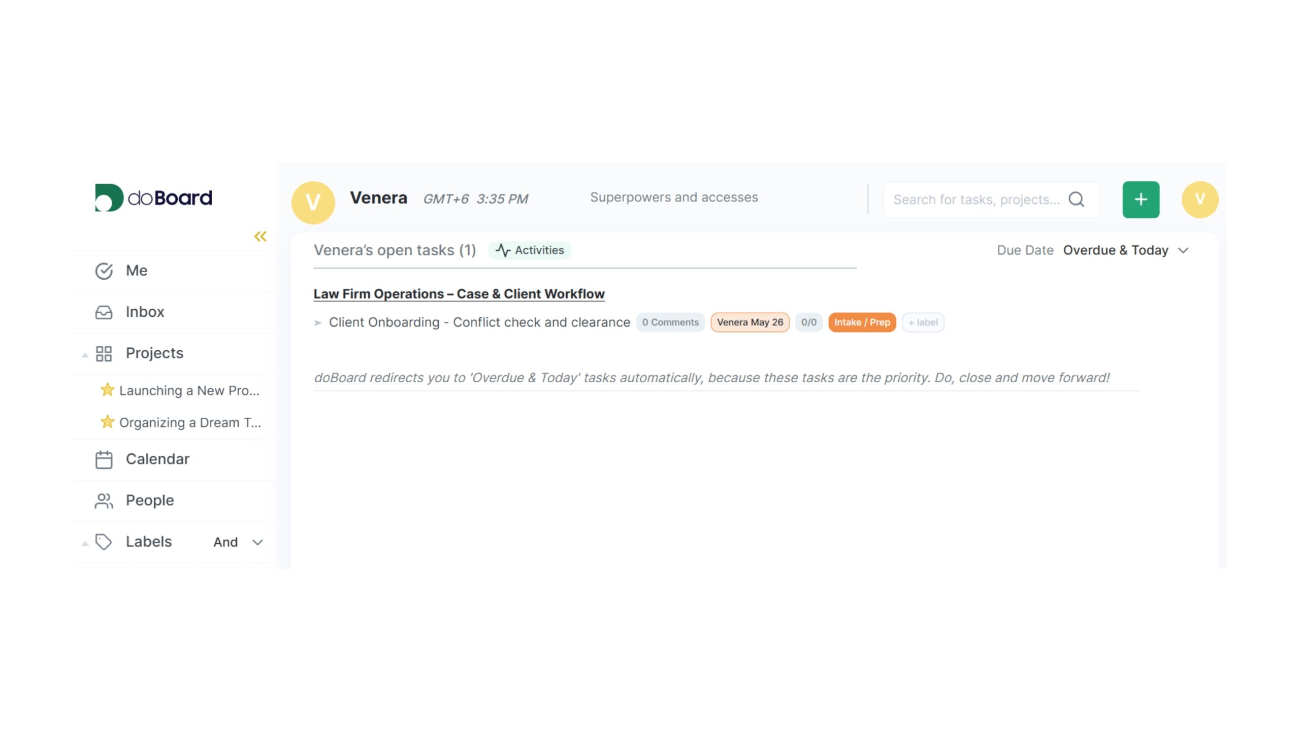 prioritization with doBoard