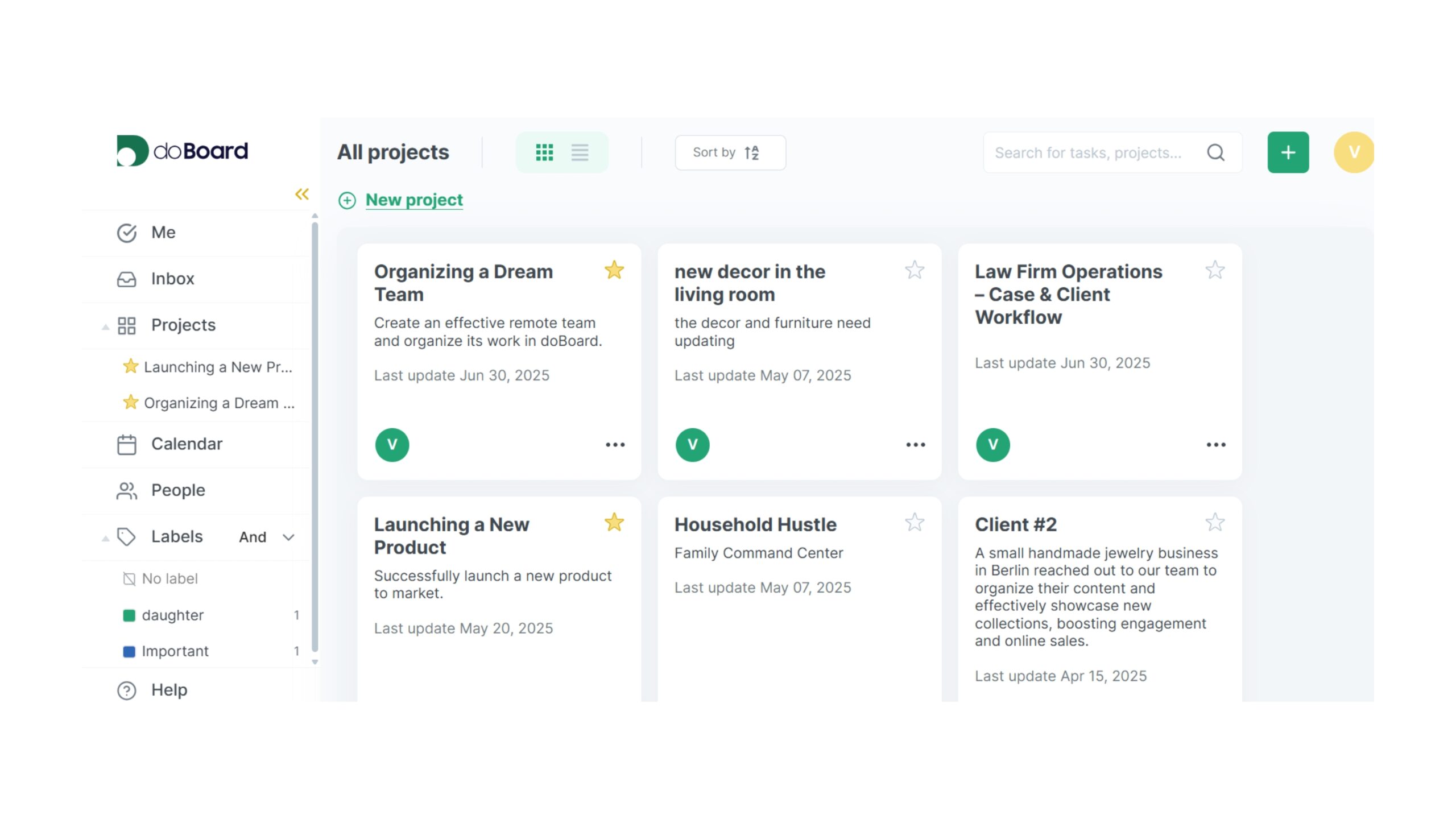 goal setting with doBoard