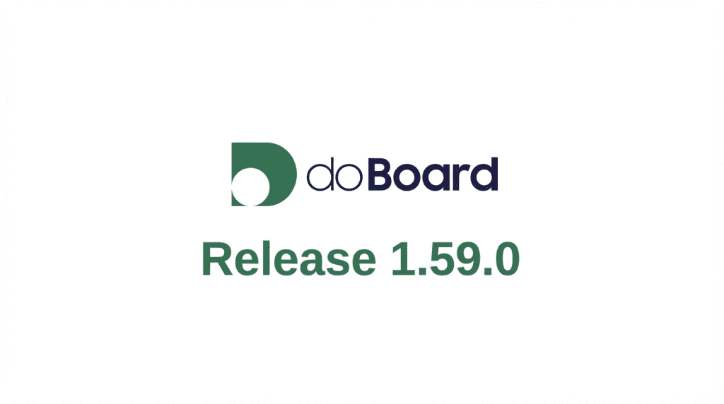 doBoard Update Release 1.59.0