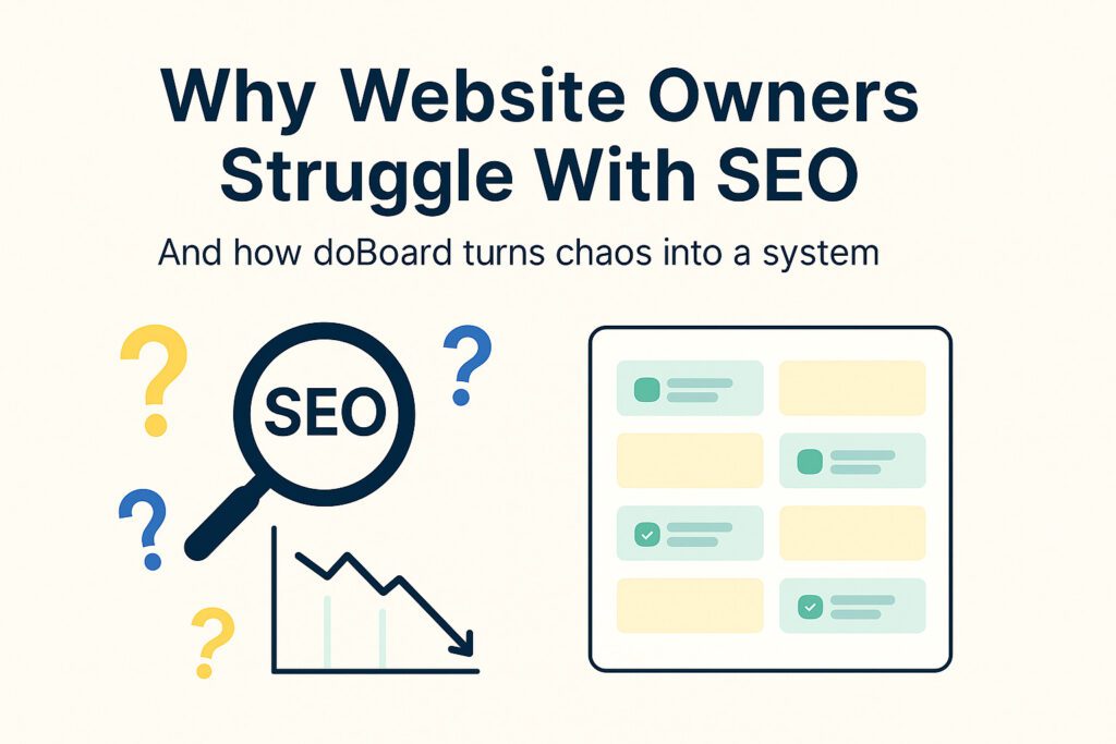 website owners struggle with SEO